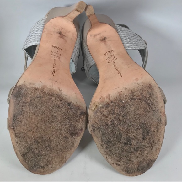 Classiques Entier strappy high heel grey croc 8.5 - Picture 2 of 7